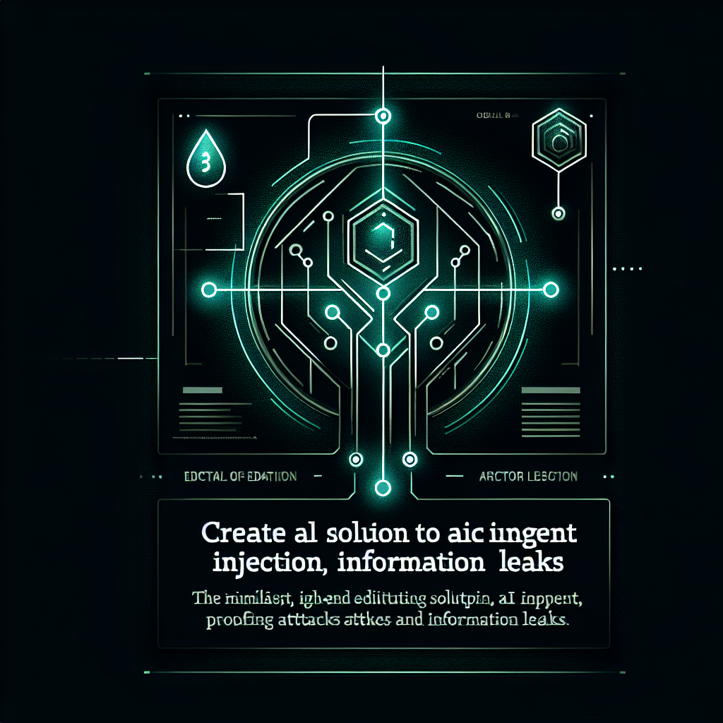 Solution to AI Agent Prompt Injection, Hijacking attacks and Info Leaks: