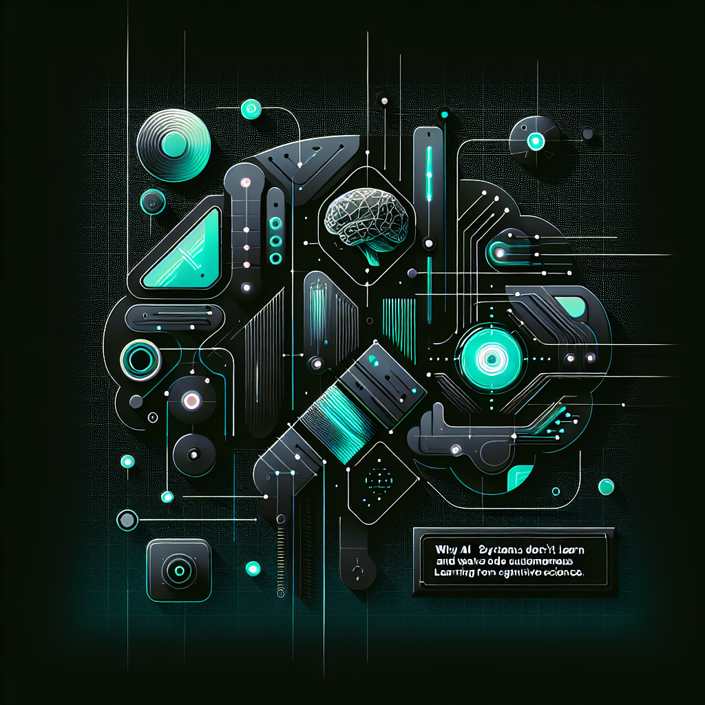 "Why AI systems don't learn and what to do about it: Lessons on autonomous learning from cognitive science" - paper by Emmanuel Dupoux, Yann LeCun, Jitendra Malik