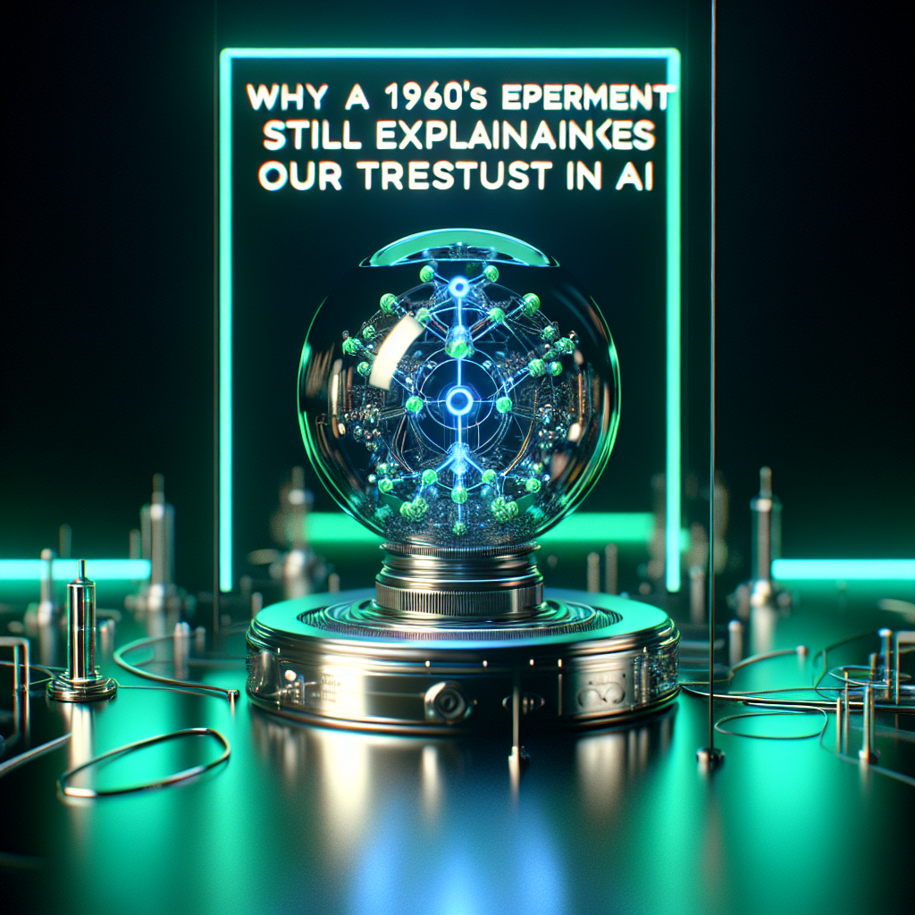 Por que um experimento dos anos 1960 ainda explica nossa confiança na IA