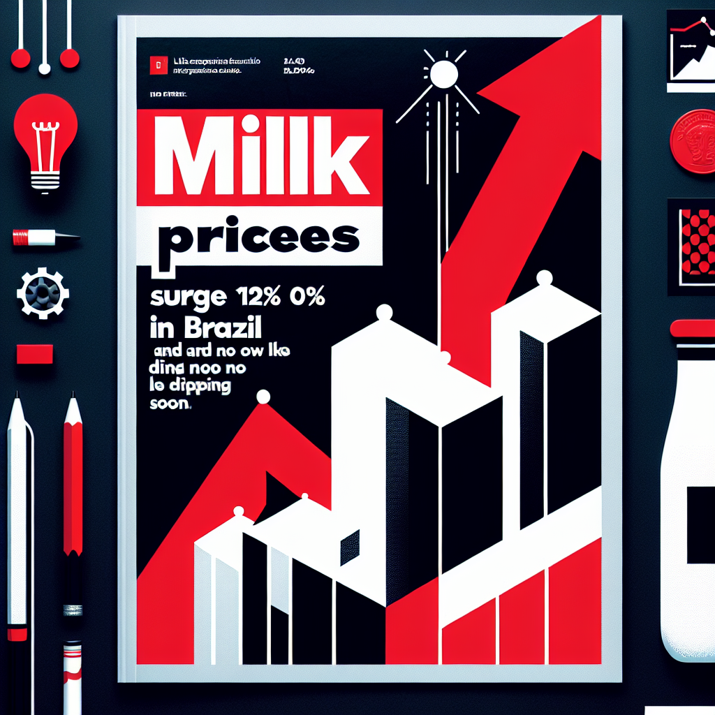 Preços do leite saltam 12% no Brasil — e não devem cair tão cedo