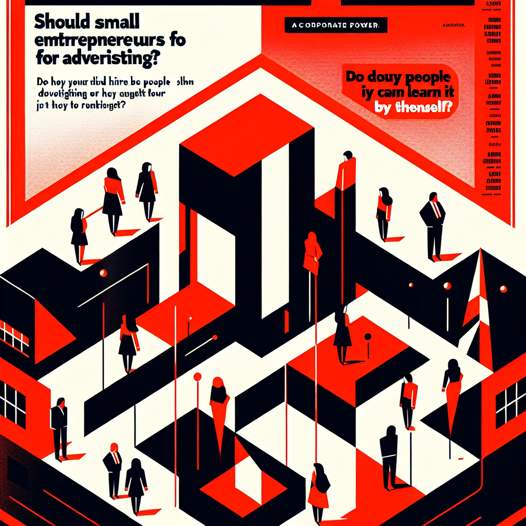 Voces, pequenos empreendedores, rodam anuncio? Contratam gente pra isso? Da pra aprender sozinho?