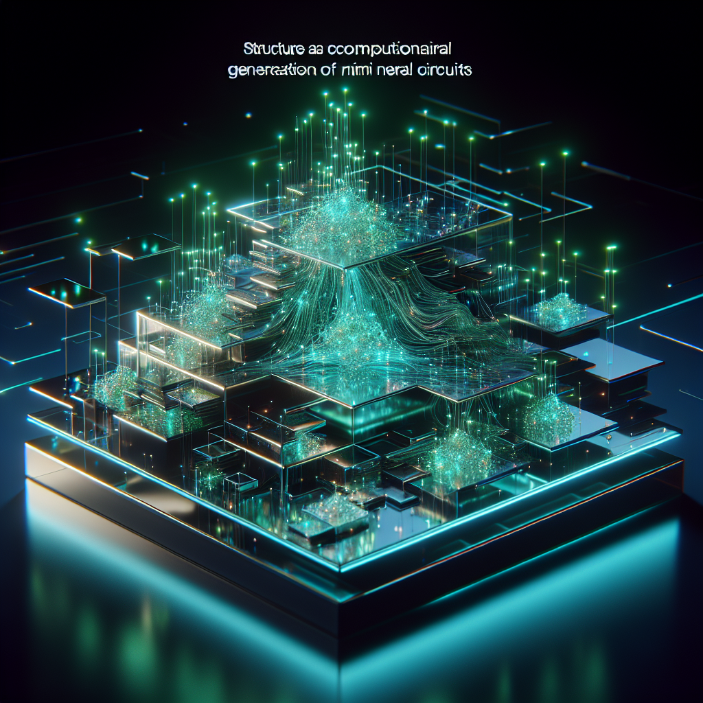 Structure as Computation: Developmental Generation of Minimal Neural Circuits