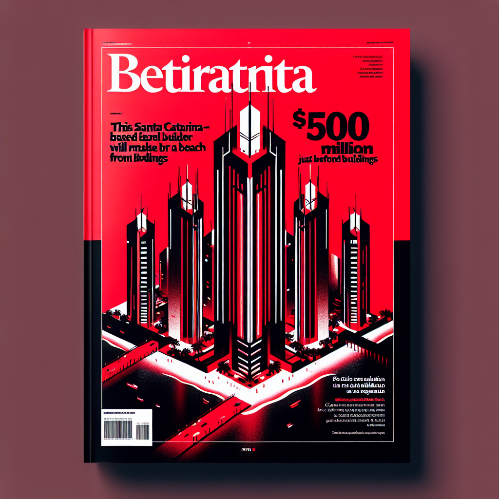 Esta construtora de SC vai faturar R$ 500 milhões só com prédios à beira-mar