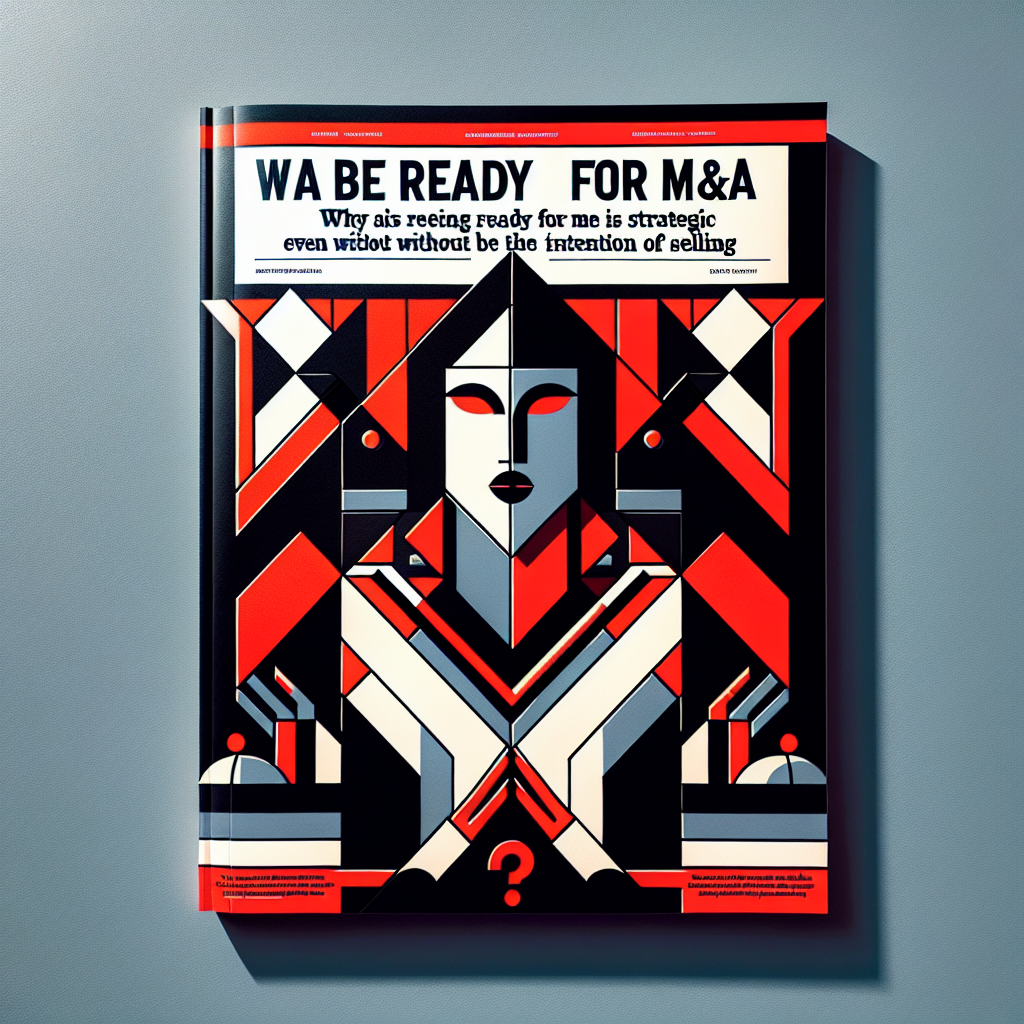 Por que estar pronto para M&A é estratégico mesmo sem intenção de venda