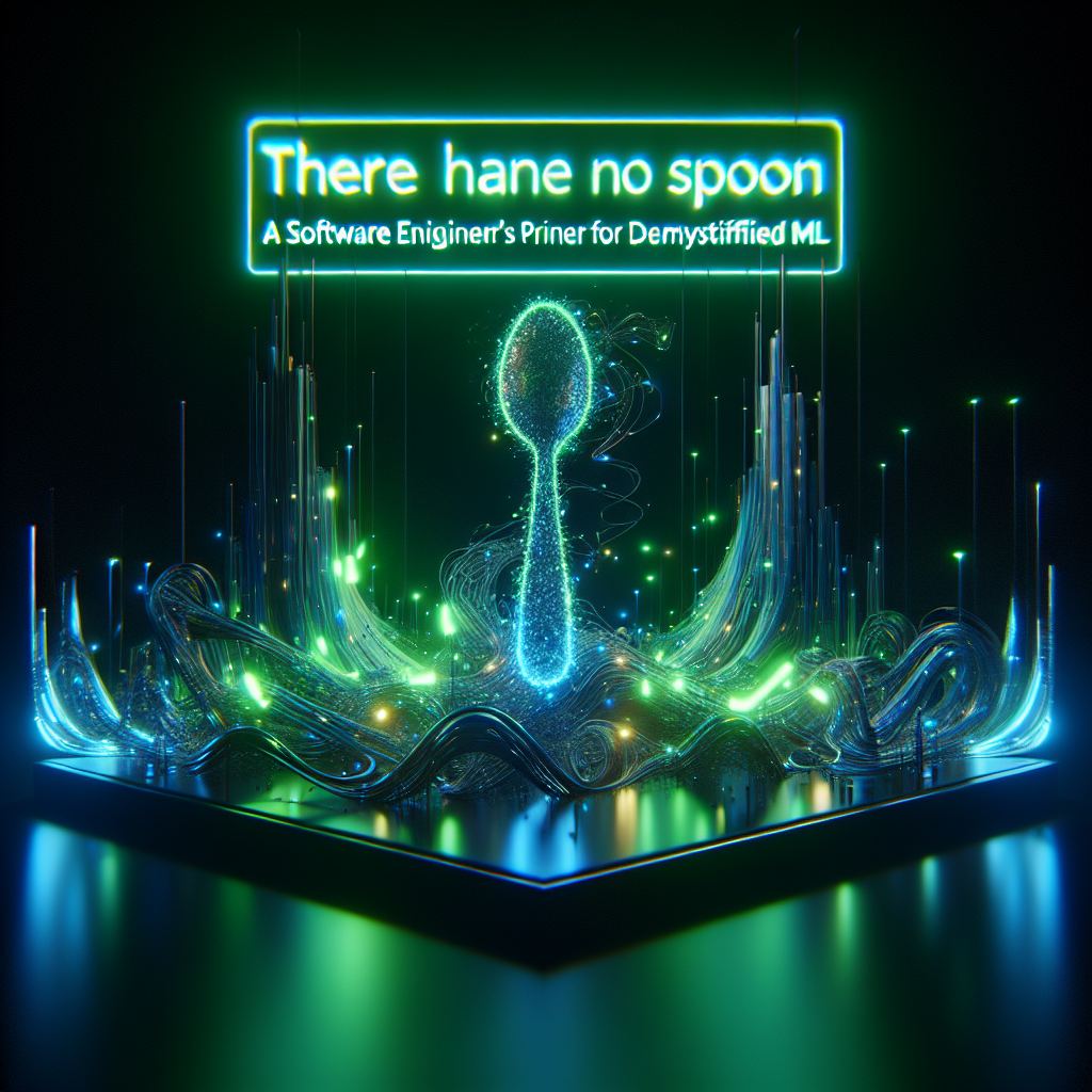 There is No Spoon. A software engineers primer for demystified ML