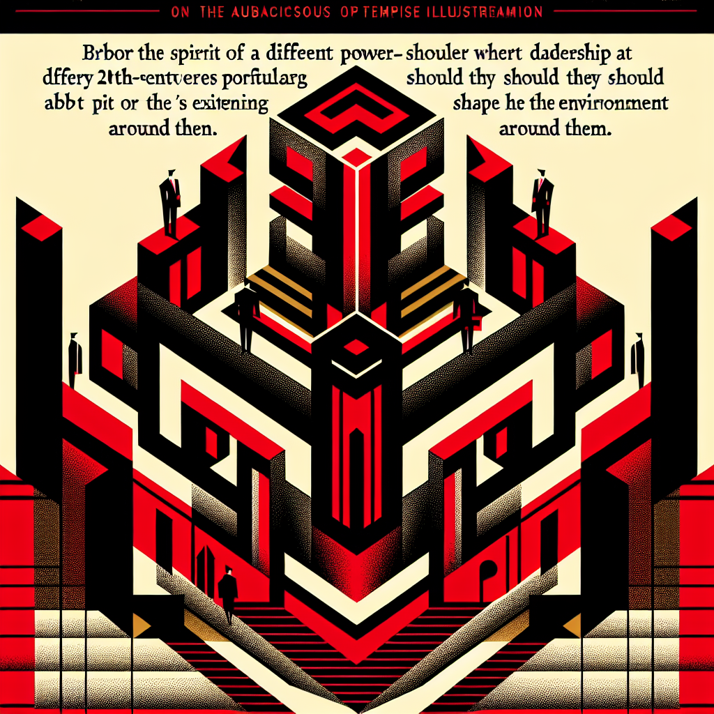 Todo colaborador, a nível liderança deve se moldar ao ambiente, ou deve moldar o ambiente?