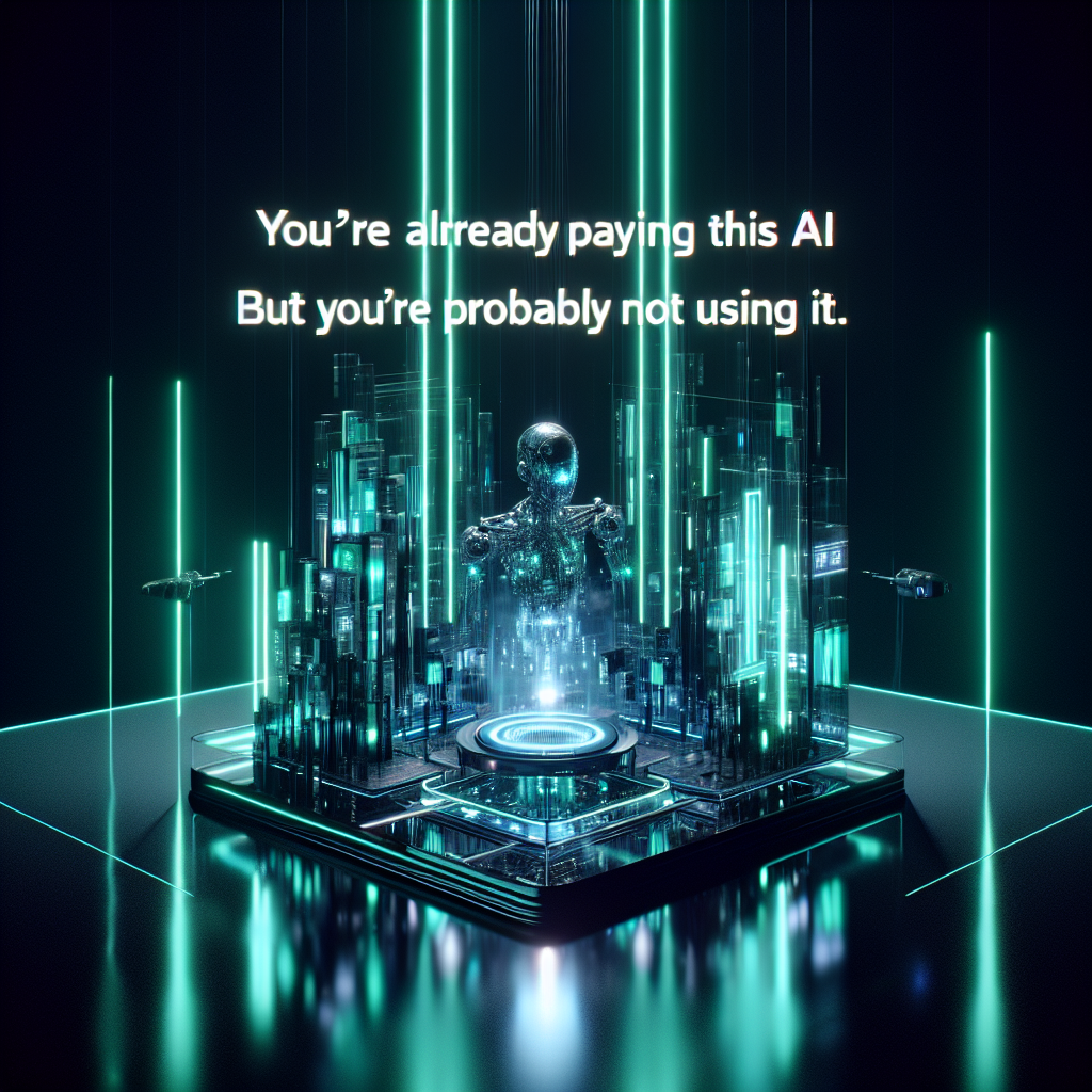 Você já paga por essa IA — mas provavelmente não usa