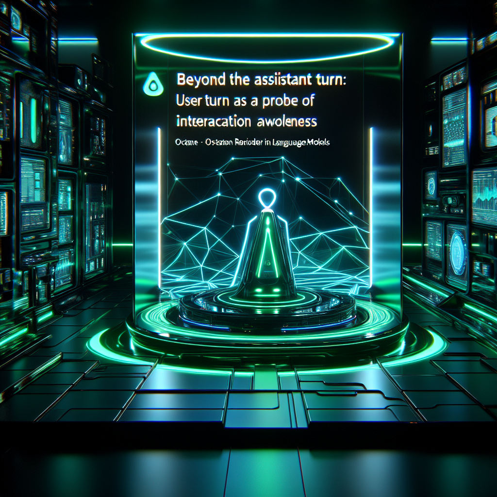 Beyond the Assistant Turn: User Turn Generation as a Probe of Interaction Awareness in Language Models
