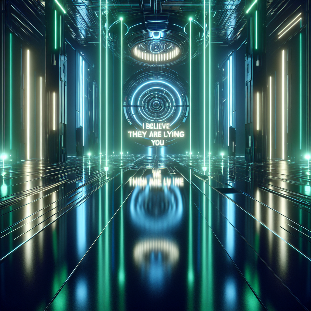 Acredito que estão mentindo para mim