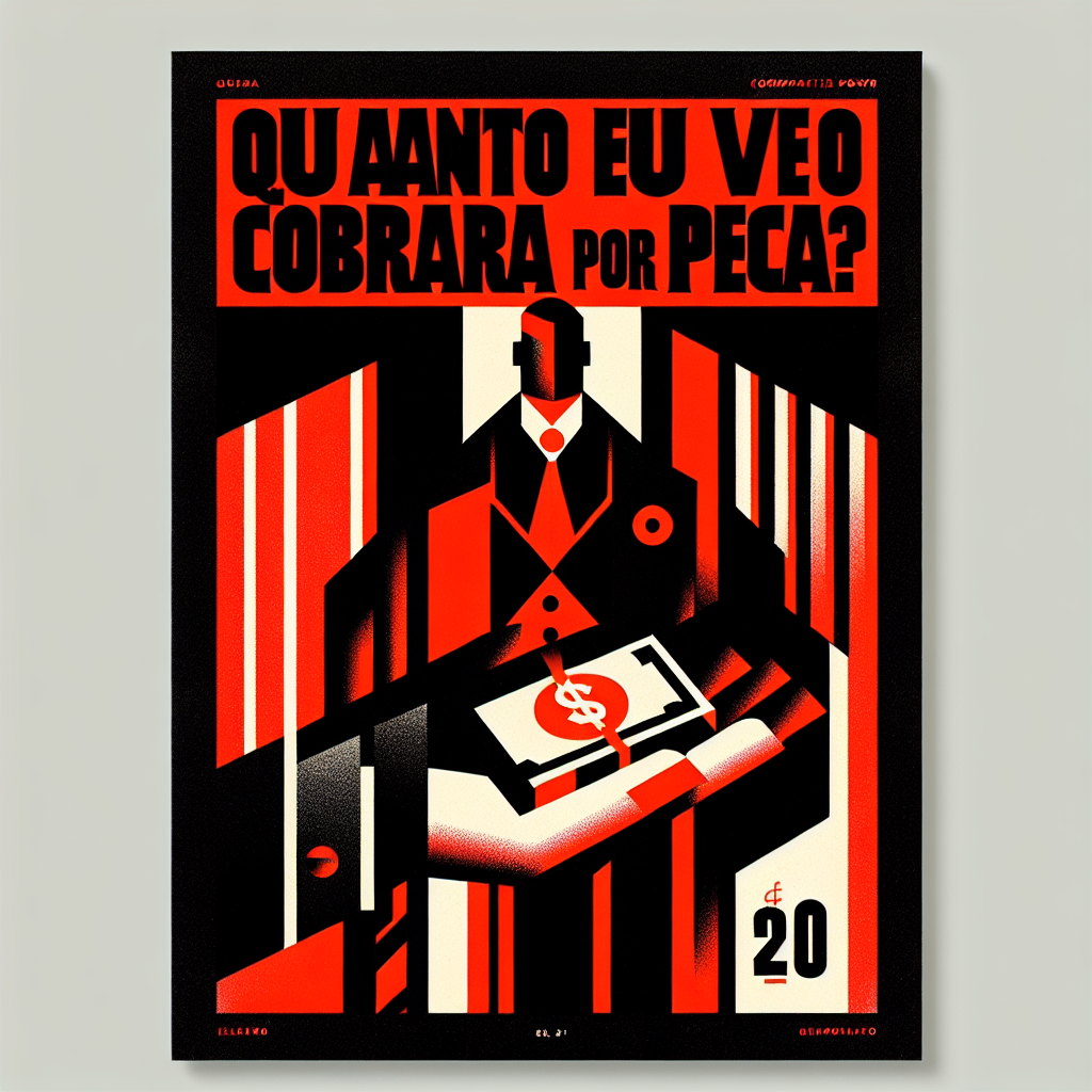 Quanto eu devo cobrar por peça?