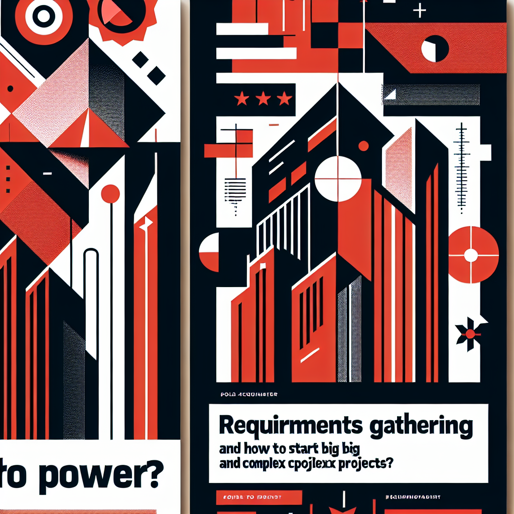 Levantamentos de requisitos e como iniciar projetos grandes e complexos?