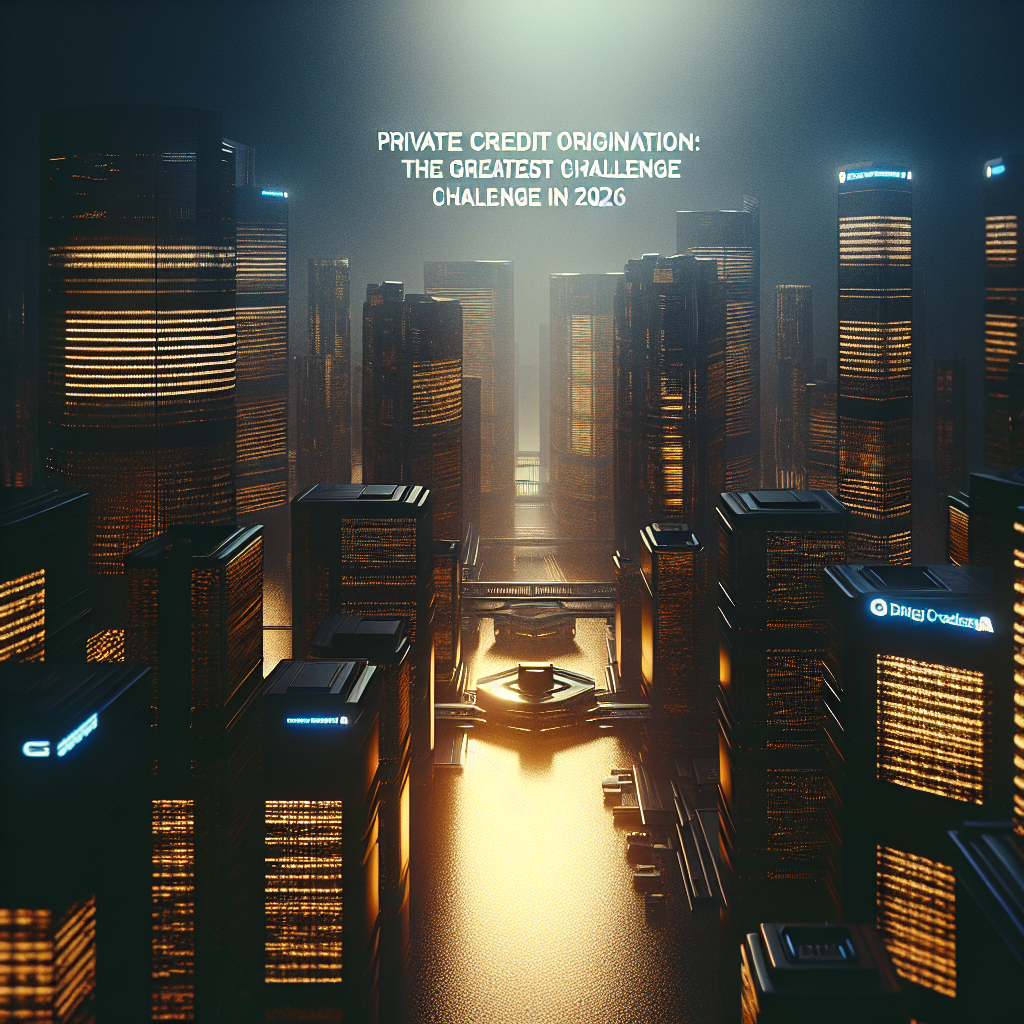 Opinião: etapa de originação é maior desafio do crédito privado em 2026