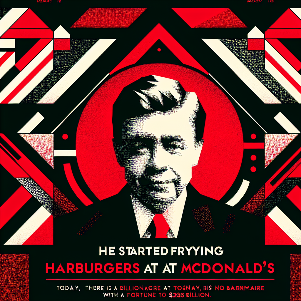 Ele começou fritando hambúrguer no McDonalds. Hoje, é bilionário com fortuna de U$230 bilhões