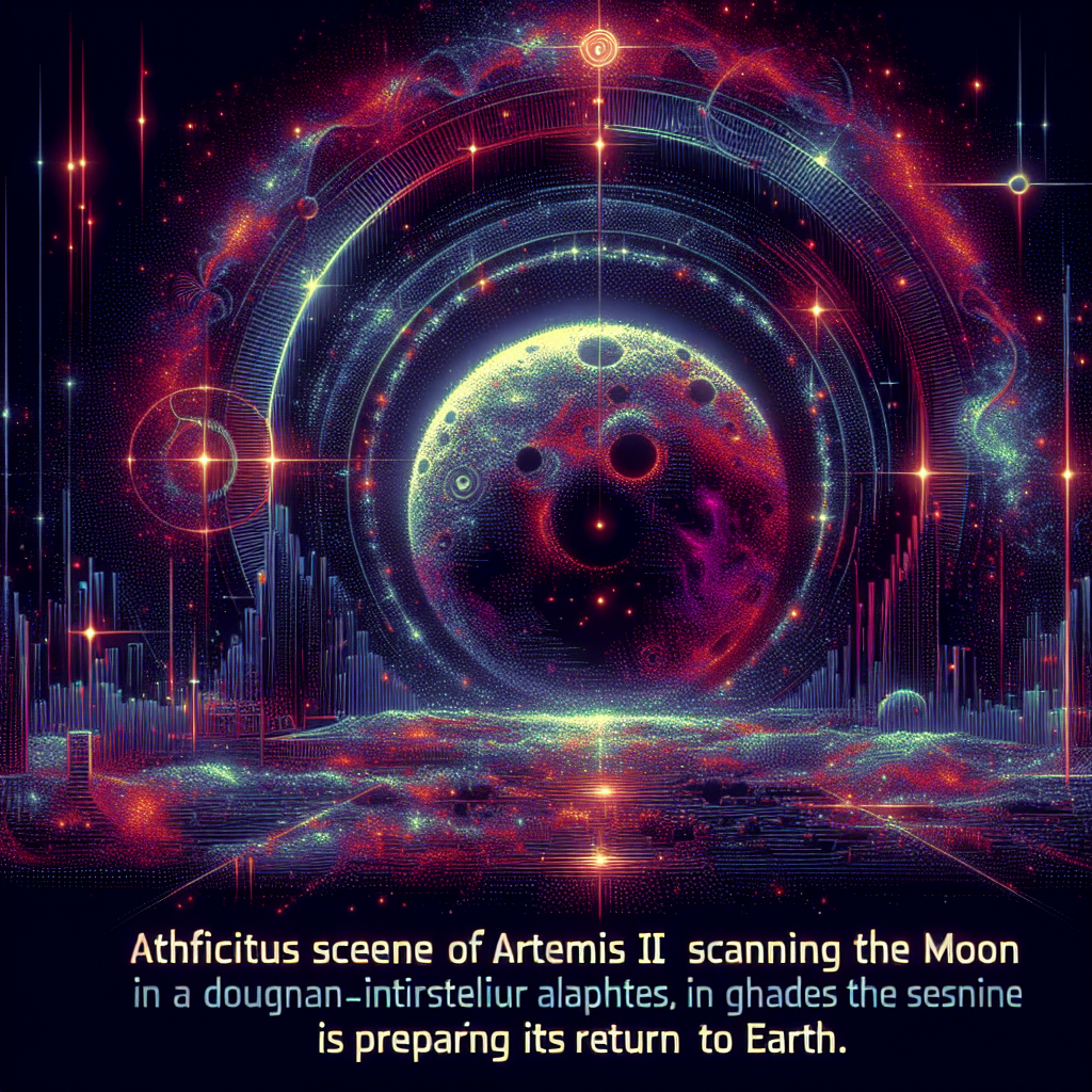 Após sobrevoar a Lua, Artemis II prepara para retorno à Terra