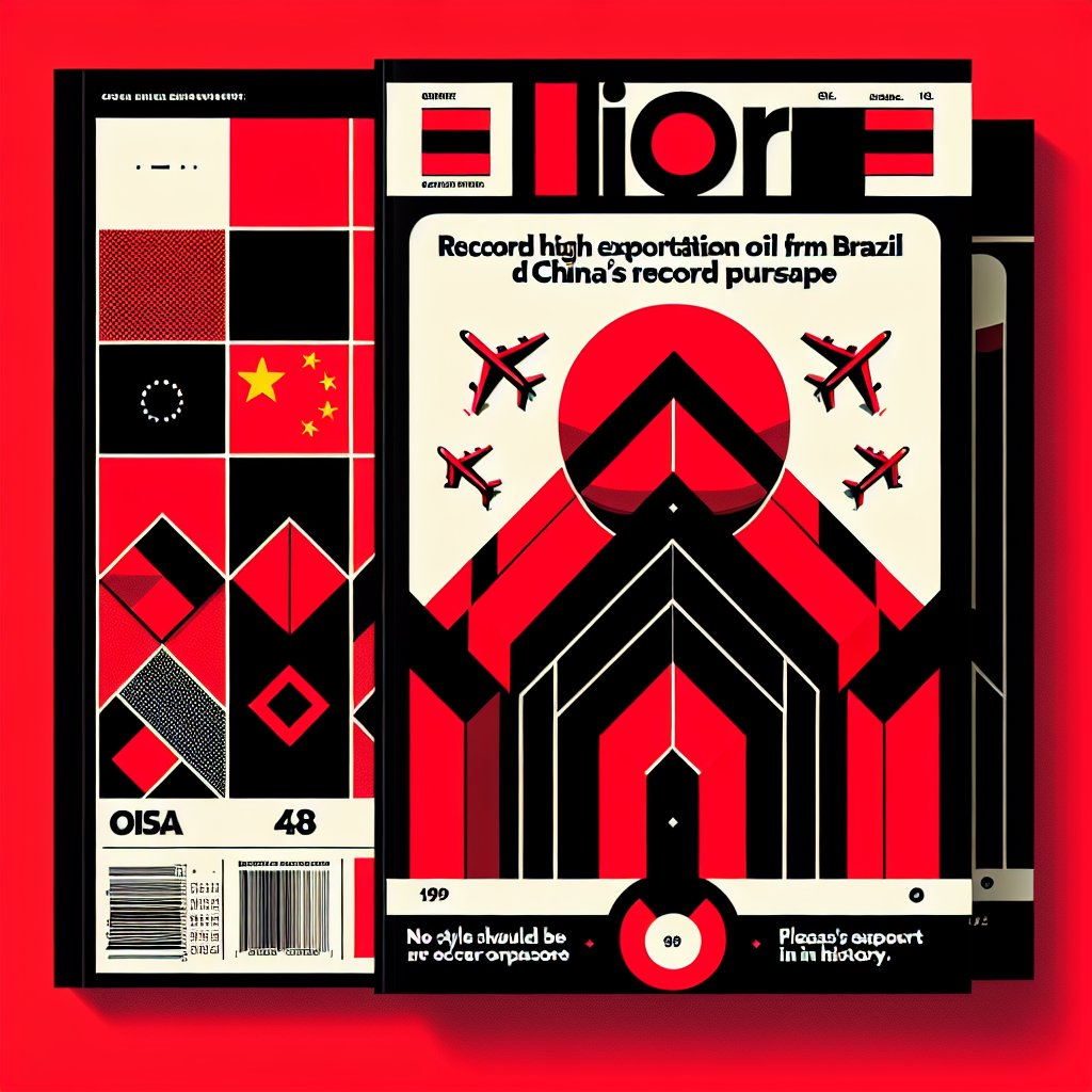 Compra recorde da China eleva exportação de petróleo do Brasil ao 2º maior nível da história