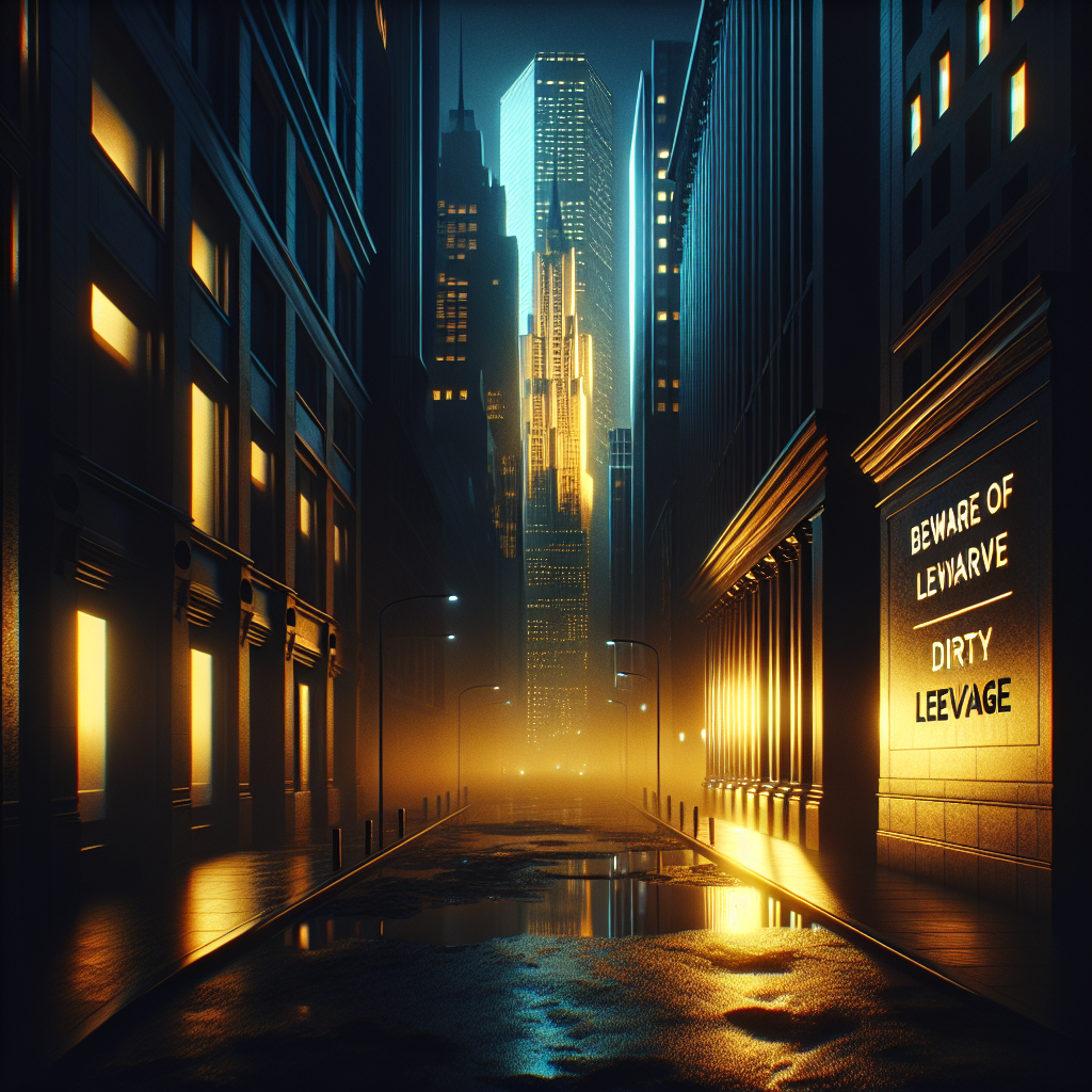 Cuidado com a alavancagem suja