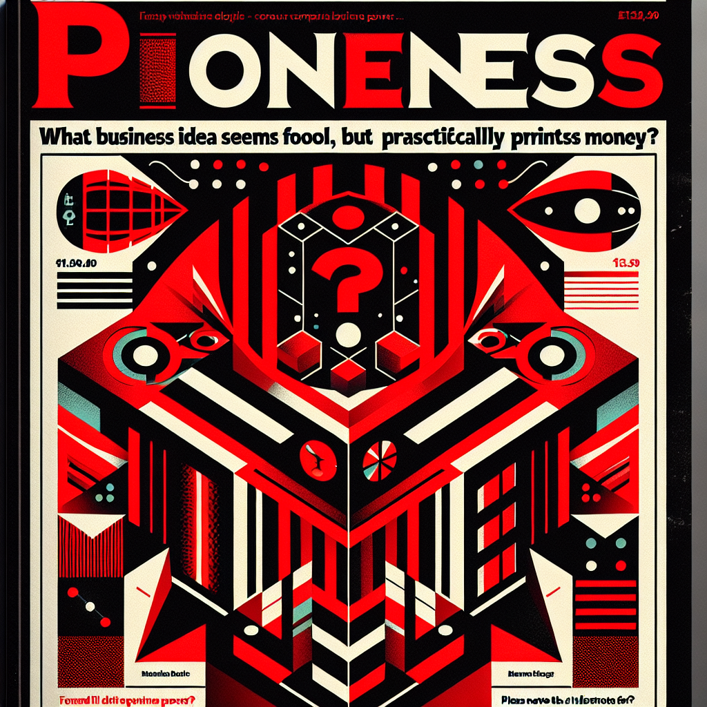 Qual ideia de negócio parece idiota, mas na prática imprime dinheiro?