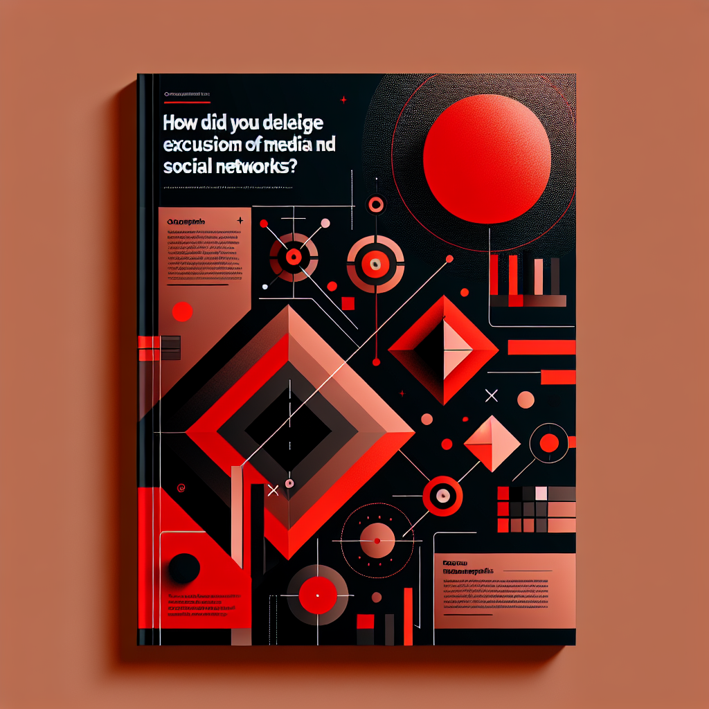 Como você delegou execução de mídia e redes sociais?